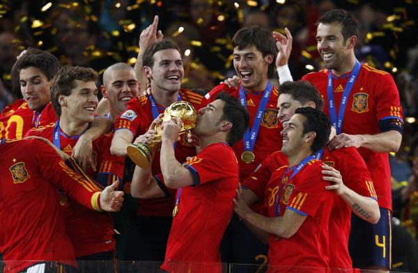 Villa foi o melhor marcador do Campeonato do mundo em 2010. / Fonte: The Sun