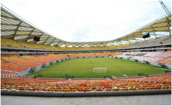 Nem dez estádios desta envergadura dariam para repor a vida que se perdeu Fonte: copamundial2014brasil.com.br