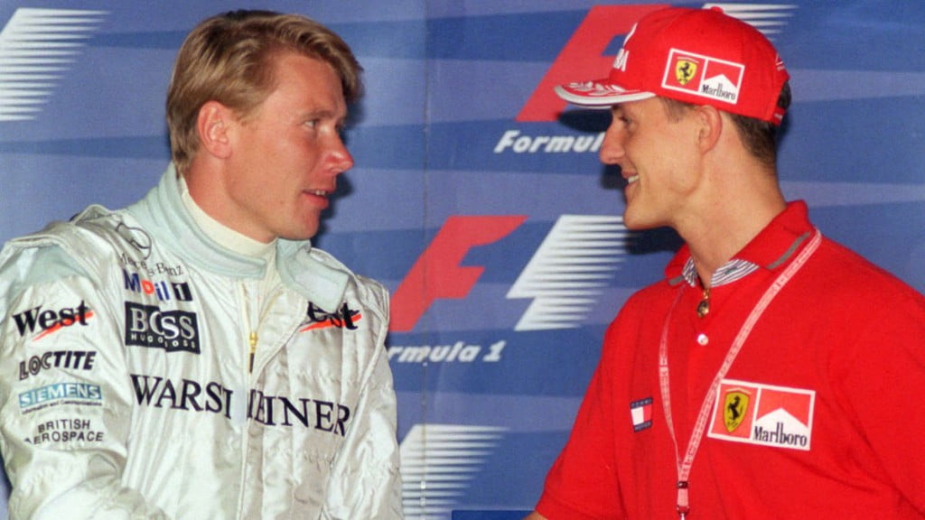 Schumacher e Häkkinen -  rivais e amigos Fonte: tz.de