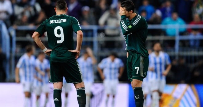 Na época passada, o Real Madrid perdeu no La Rosaleda por 3-2 Fonte: Periodistasanonimos.com 