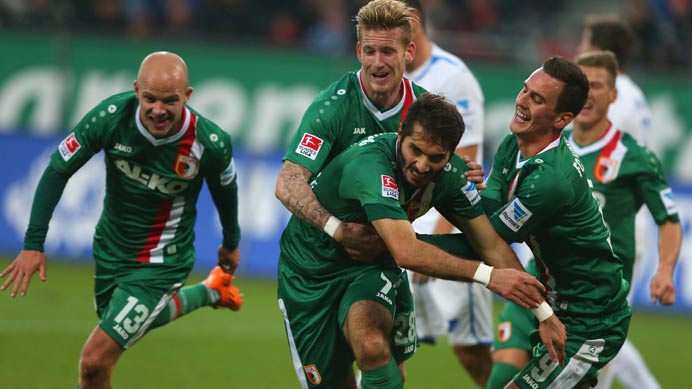 O Augsburg é, com o Mainz, uma das equipas sensação desta edição da Bundesliga Fonte: Bundesliga.com