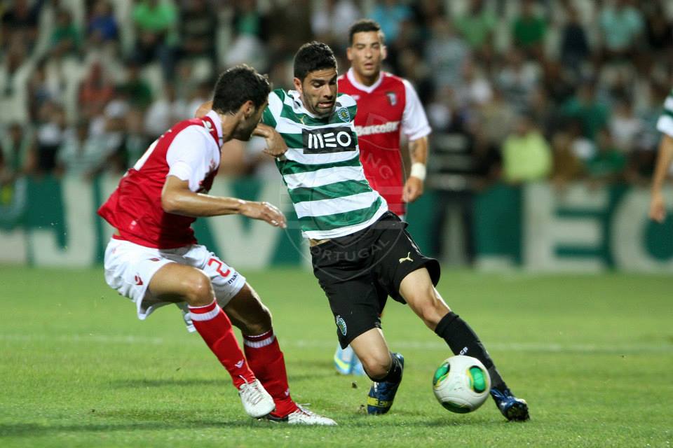 Magrão não se conseguiu impor no miolo Fonte: Sporting.pt