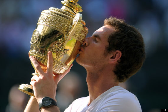 Andy Murray e o titulo de Wimbledon Fonte: Huffingtonpost.com/