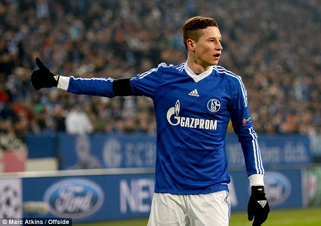 Aos 20 anos, Draxler é já uma das principais figuras do Schalke 04 e uma das maiores promessas a nível mundial Fonte: I.dailymail.co.uk