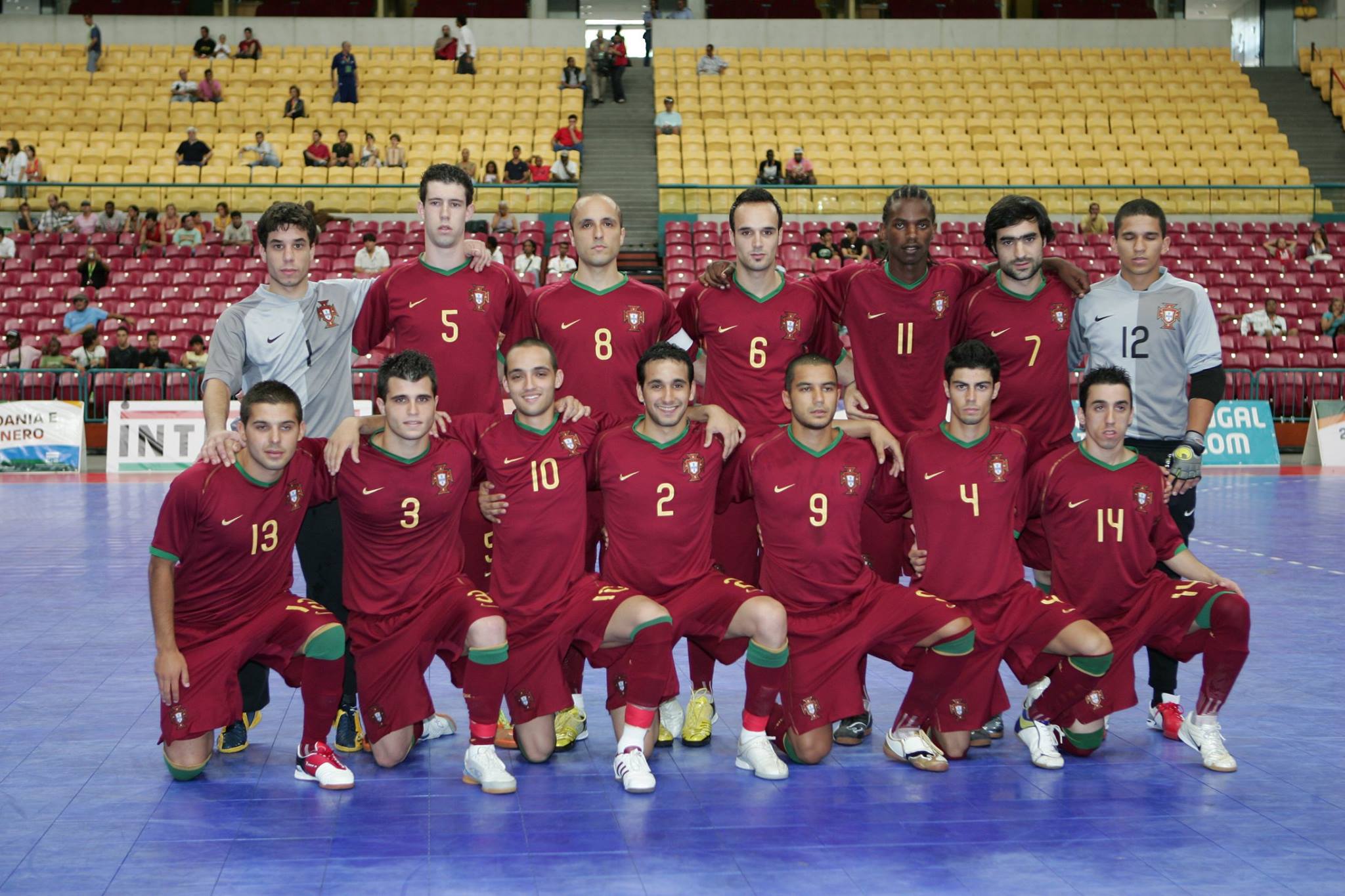 Equipa que representou Portugal nos Jogos da Lusofonia, e de que Amílcar fez parte (2009)