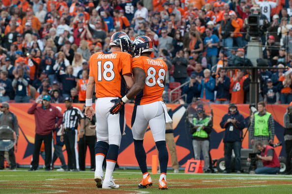 Os Broncos de Manning partem como favoritos para chegar ao Super Bowl de novo, depois do desaire do ano passado  Fonte: zimbio.com