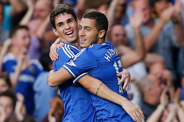 Óscar e Hazard não tiveram dificuldades de adaptação à Premier League  Fonte: Daily Star