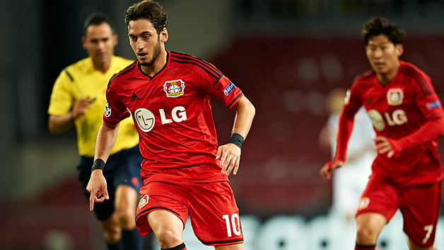 Son e Çalhanoğlu, as estrelas de Leverkusen  Fonte: bundesliga.com