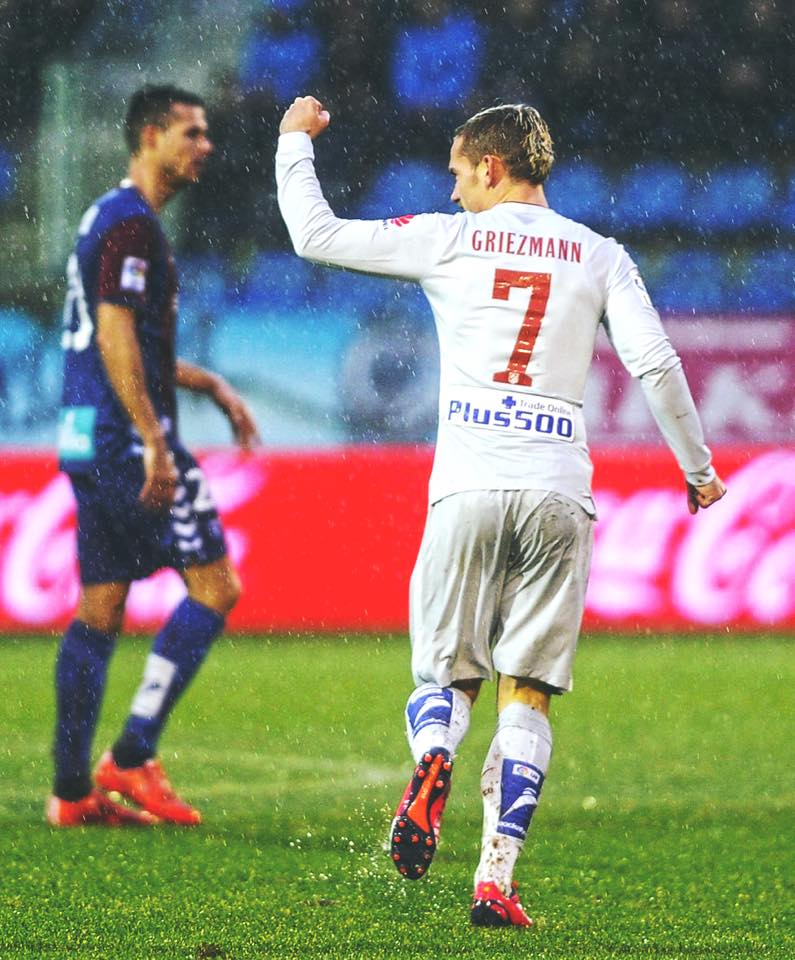 Griezmann é o melhor marcador dos colchoneros na liga, com 14 golos Fonte: Facebook de Antoine Griezmann
