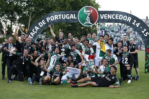 O Sporting somou a 16.ª Taça de Portugal da sua história Fonte: FPF