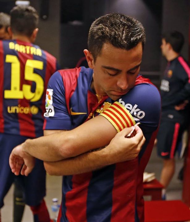 O capitão disse um "até já" ao clube do coração Fonte: Facebook do Barcelona