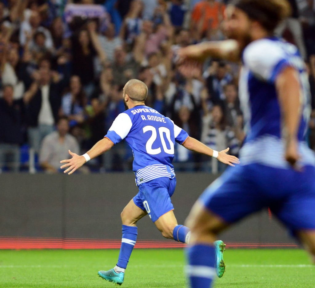 André André festeja um golo que se pode vir a revelar importante Fonte: Facebook do FC Porto