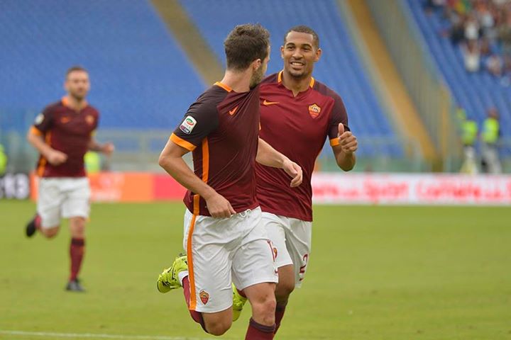 Pjanic marcou na goleada e relançou a Roma na perseguição aos líderes Fonte: Facebook A. S. Roma 