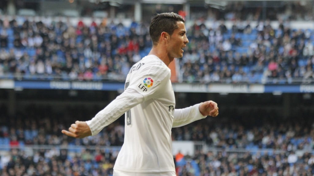 Cristiano Ronaldo apontou um dos golos dos merengues