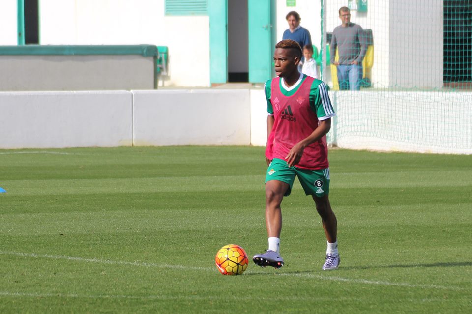 Charly Musonda já treina pelo Bétis Fonte: Real Bétis