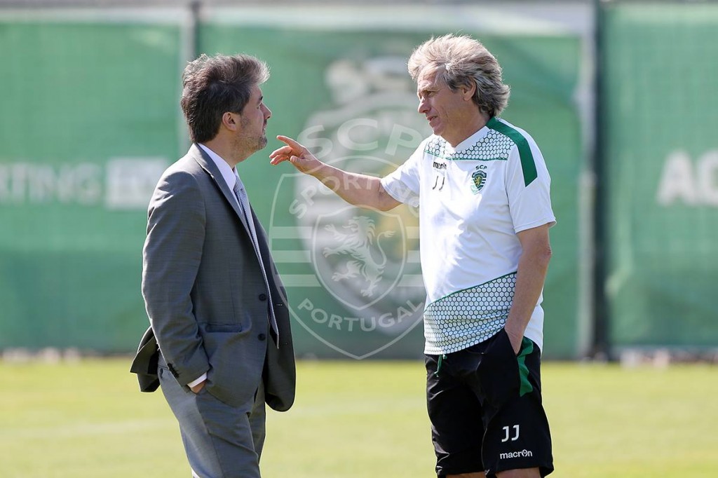 Apesar das tentativas de separação, Presidente e Treinador continuam juntos Fonte: Sporting CP