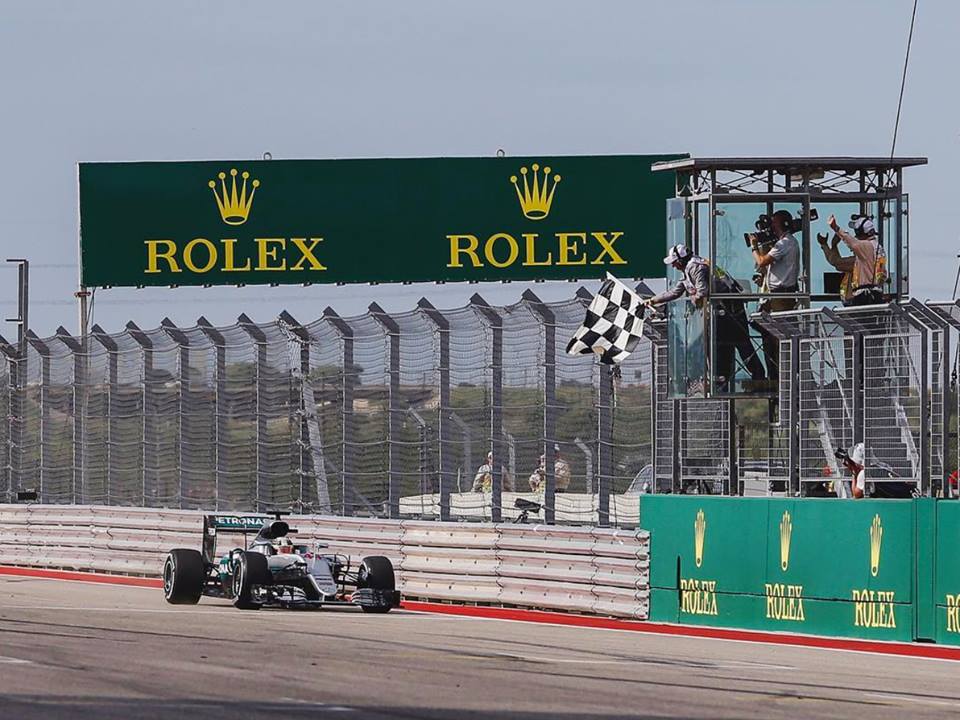 Lewis Hamilton conquistou a quarta vitória em Austin Fonte: Mercedes AMG Petronas