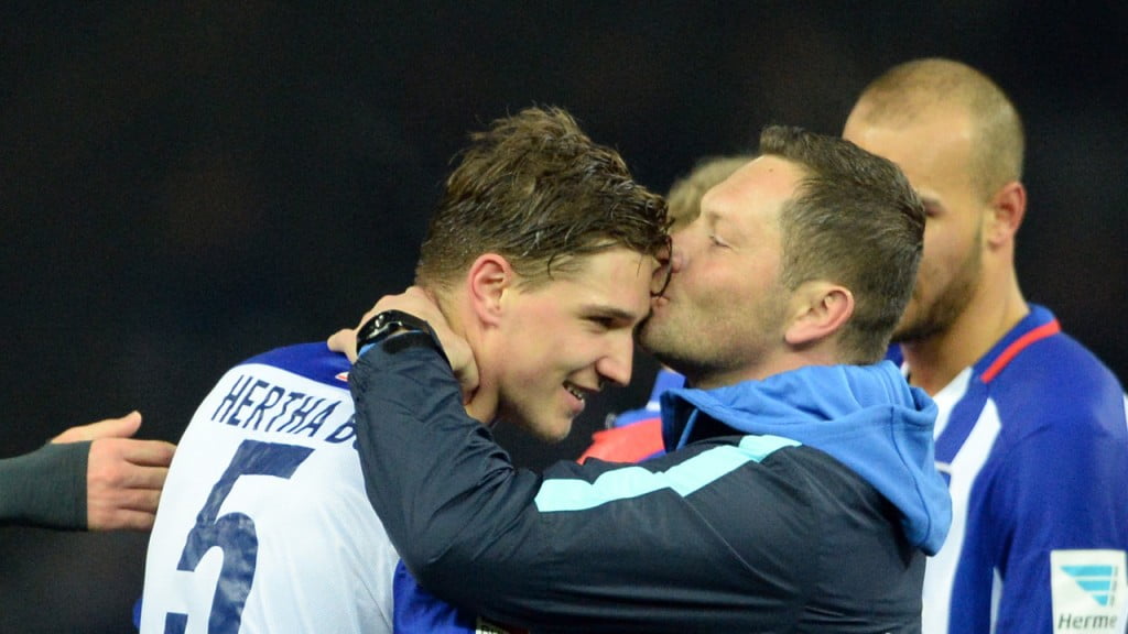 Apesar de primar pela disciplina, Dárdai goza da total confiança dos seus jogadores Fonte: Hertha BSC