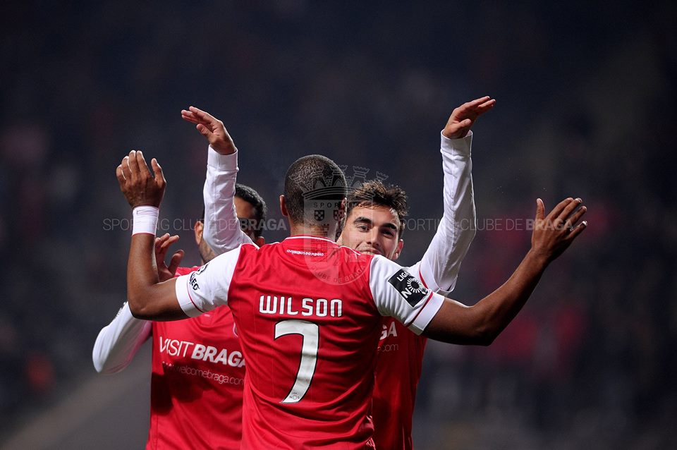 Mais uma vez, Wilson Eduardo voltou a faturar contra o Sporting Fonte: SC Braga