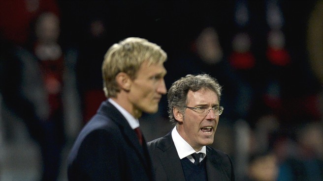 Sami Hypia e Laurent Blanc